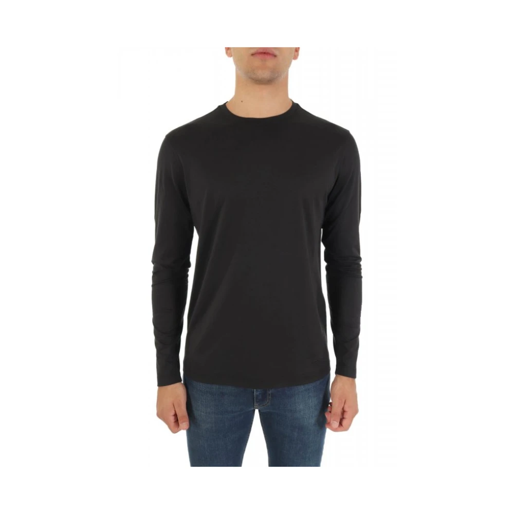 Emporio Armani Herren Schwarz Oberteile, K, Mgröße: