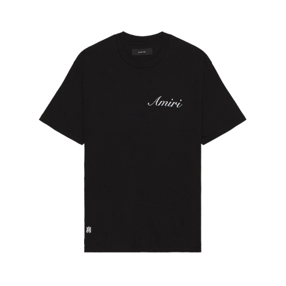 Amiri Men's Black Script Logo T-Shirt - T-Shirts - M - Tops
