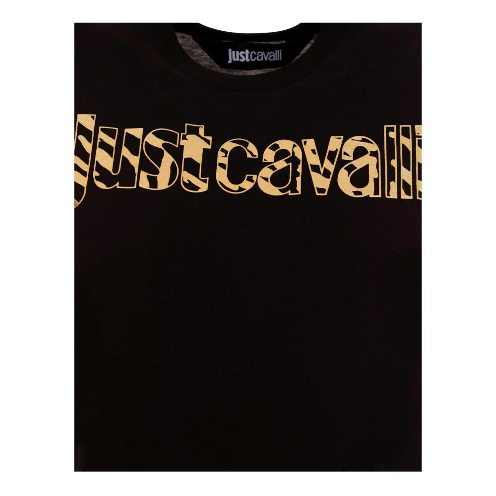 Just Cavalli T-shirts en Polos Black Dames
