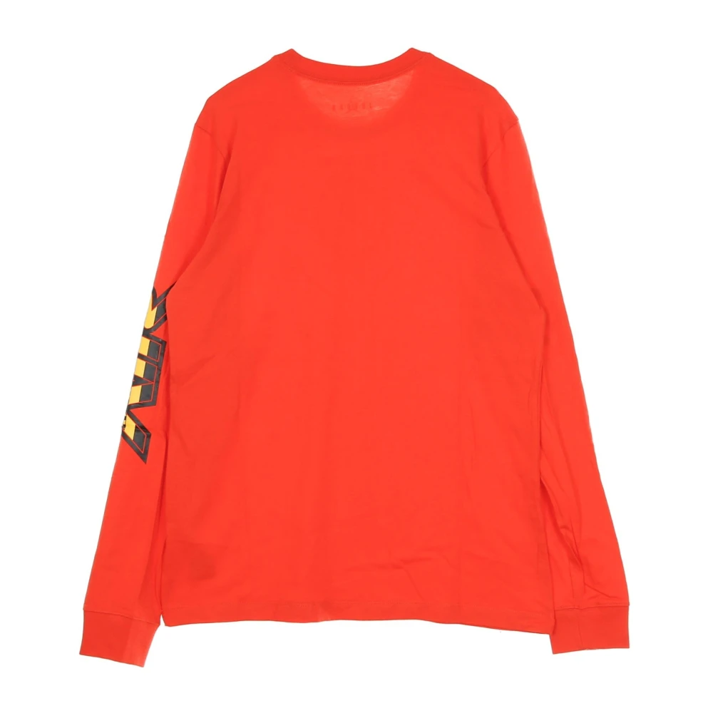 Jordan Sport DNA Hybrid Longsleeve T-shirt Red Heren