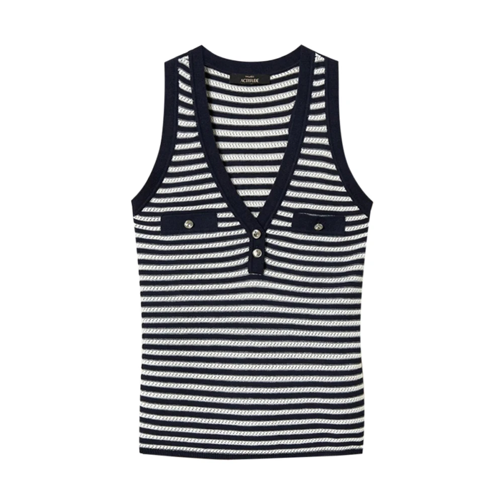 Tops > Sleeveless Tops - - Actitude - Modalova