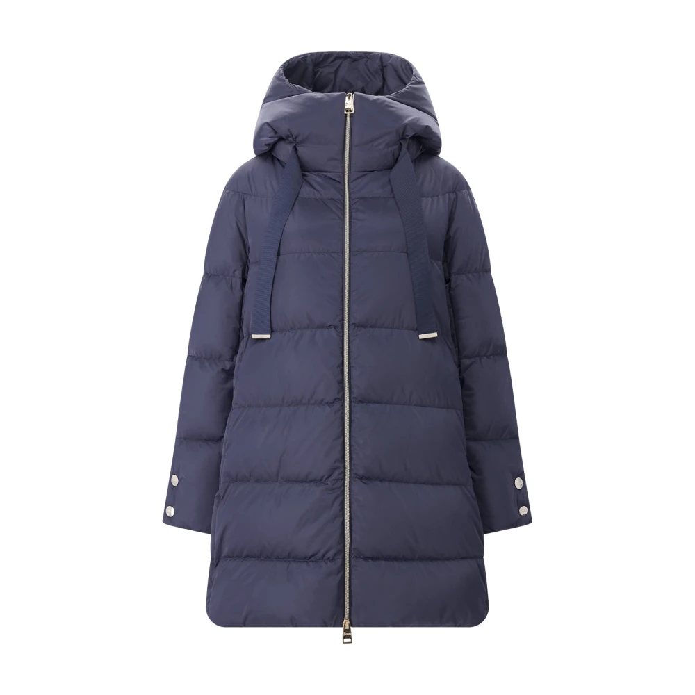 HERNO - Piumino blu A-SHAPE - Donna - Taglia 44 - Immagine 2