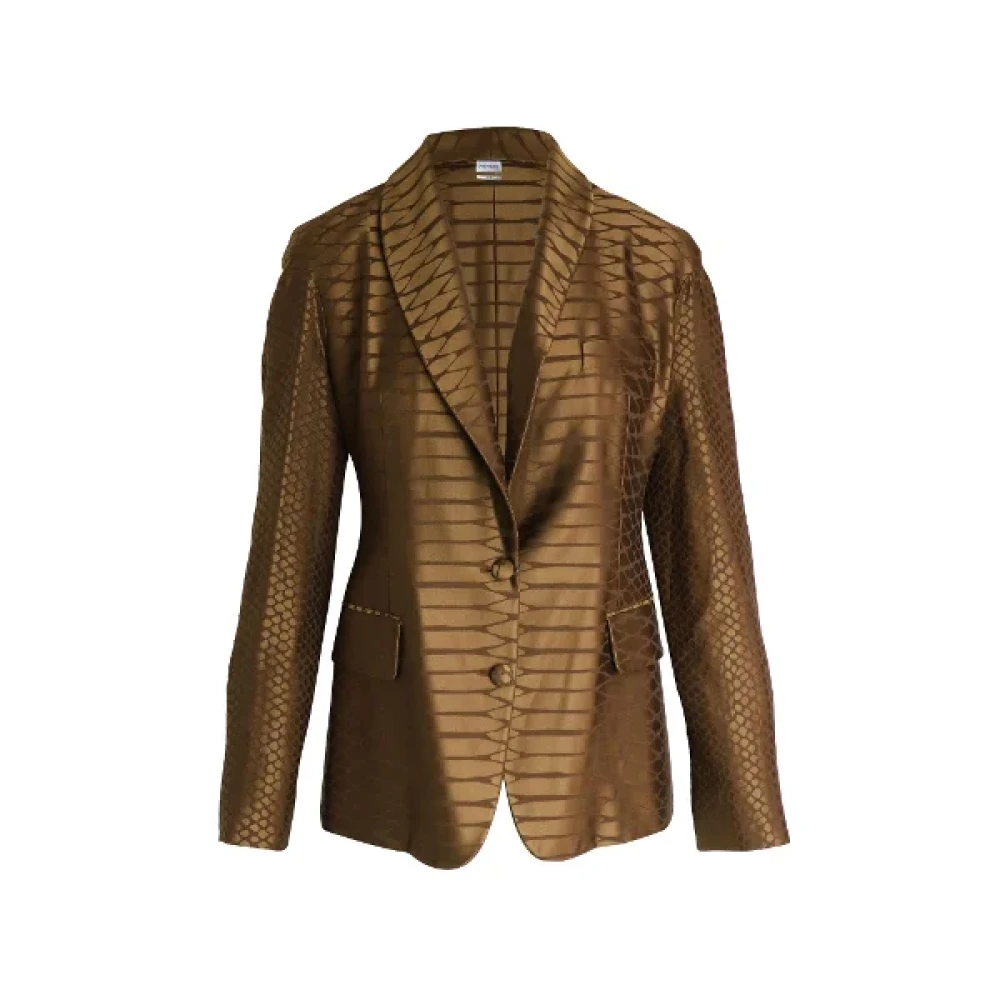 Yves Saint Laurent Vintage Pre-owned Wool tops Brown Dames