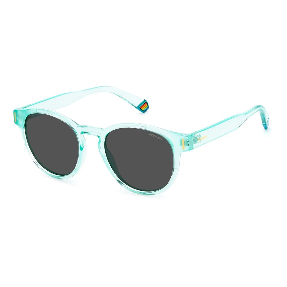Polaroid Unisex Blue Plastic Sunglasses Pantos Style