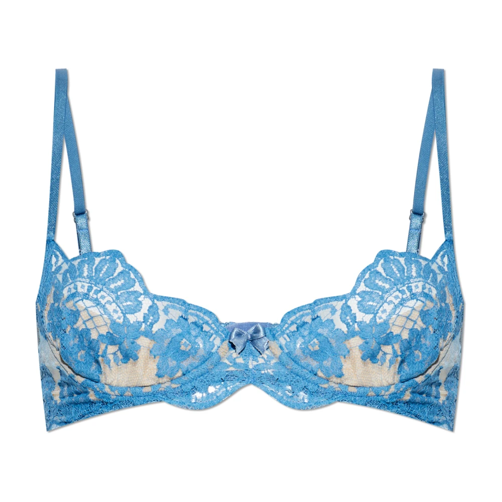 Dsquared2 Vrouw Blauw Ondergoed Dames, Xl, Kanten Beha