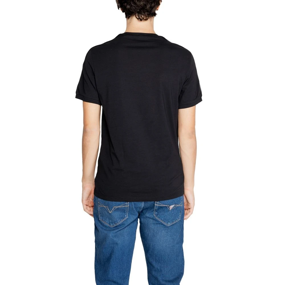 Emporio Armani Blauw Katoenen Heren T-Shirt Herfst Winter Blue Heren