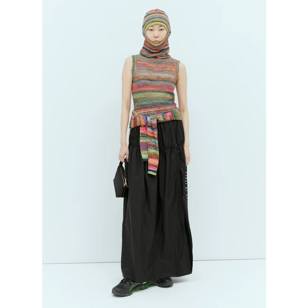 Aries Gestreepte Balaclava Hood Trui Multicolor Dames