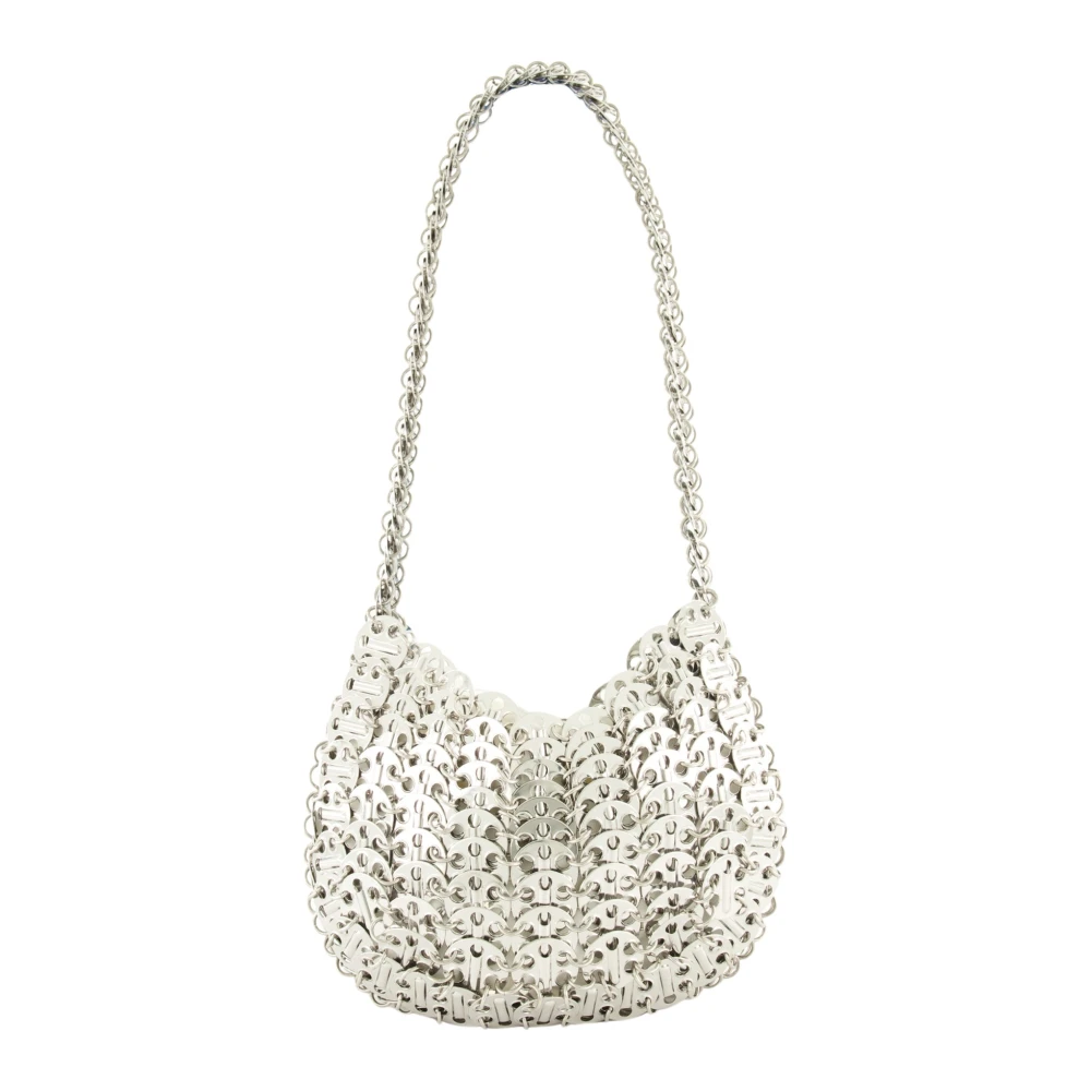 Rabanne Women's Gray Shoulder Bags, One Size, Iconic Moon Collection 1969