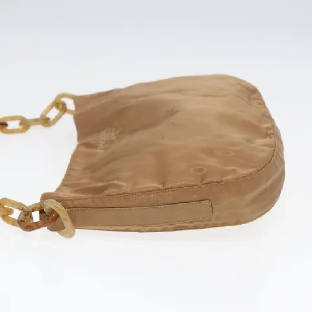 Prada Vintage Pre-owned Nylon prada-bags Brown Dames