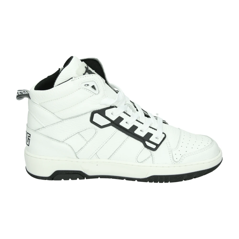 Rag Witte Leren Jongensschoenen Heren Schoenen