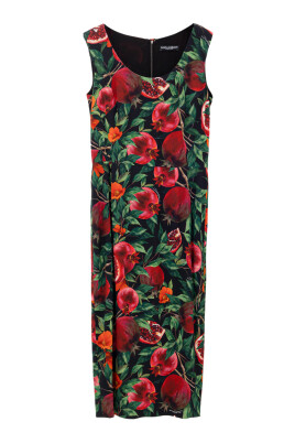 pomegranate-print-sleeveless-dress