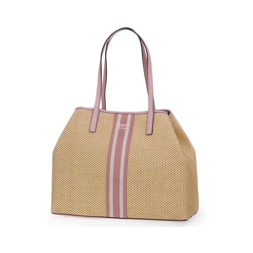 Guess Stijlvolle Vikky Tote Tas Pink Dames