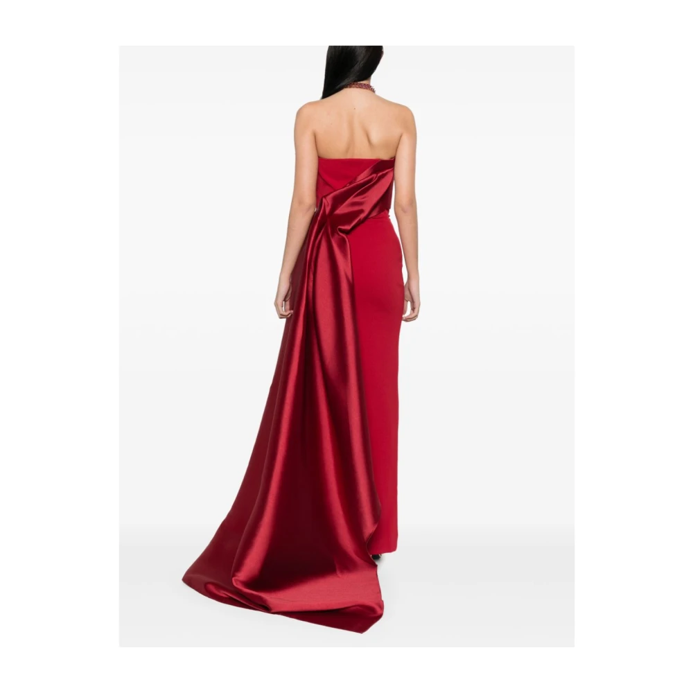 Solace London Rode Jurken voor Vrouwen Elegante Stijl Red Dames