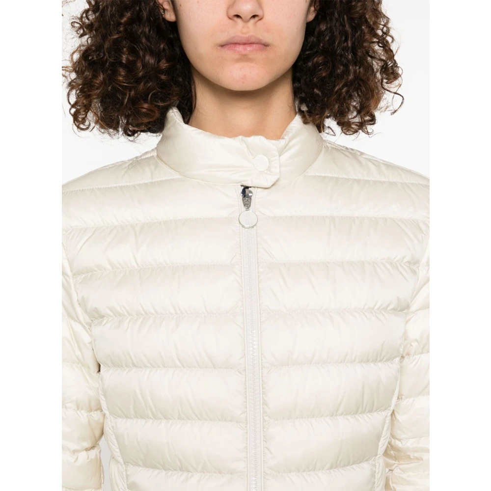 Moncler Witte Winterjassen White Dames