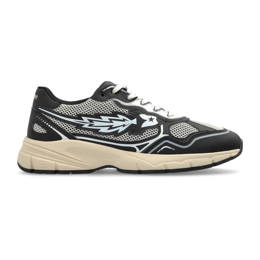 Enterprise Japan Sportschoenen Run Rocket Low Heren Schoenen Zwart