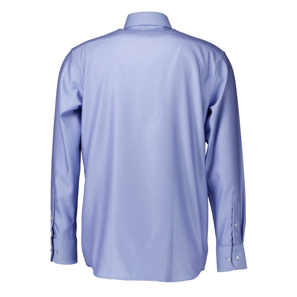 Eterna Blauw Overhemd Lange Mouw 1188 Blue Heren