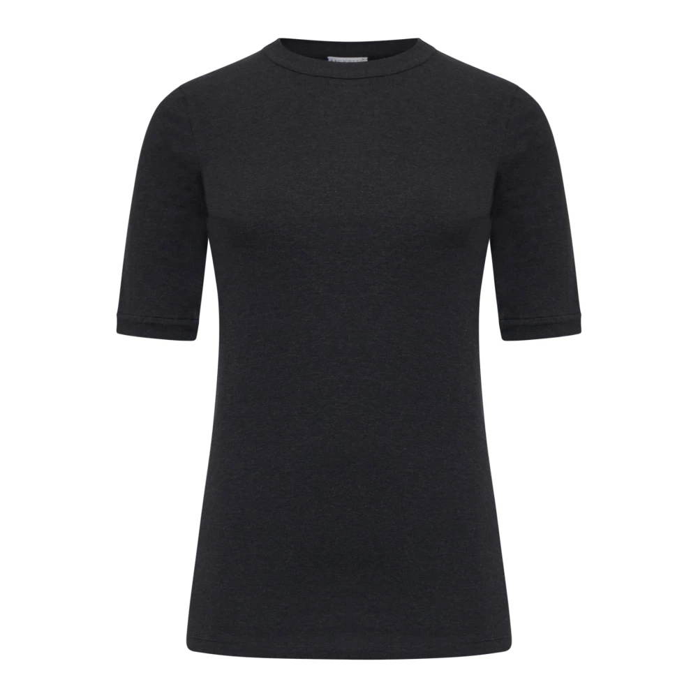 BRUNELLO CUCINELLI Grijze T-shirts en Polos Gray Dames