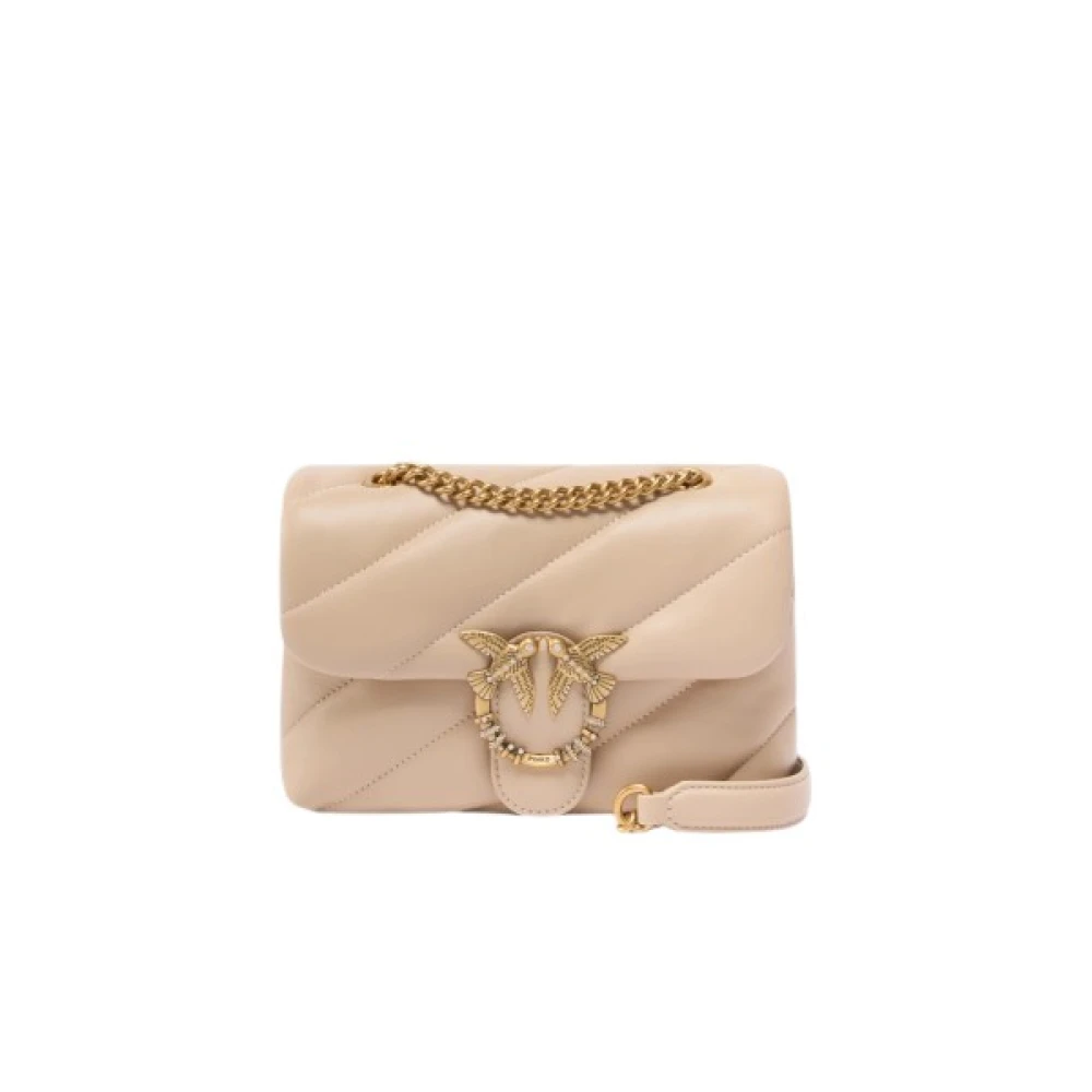 Pinko Donna Beige - Puff Mini New Buckle - Bags - One Size
