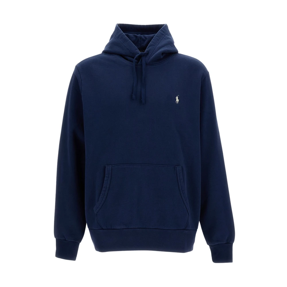 Polo Ralph Lauren Men's Blue Hoodies, S, Classic Hooded Sweatshirt