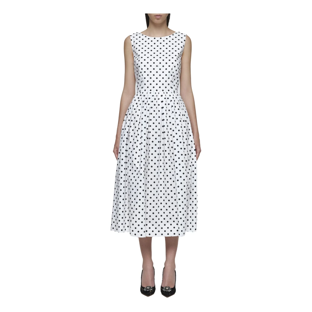 Dolce & Gabbana Elegante Jurken voor Vrouwen White Dames