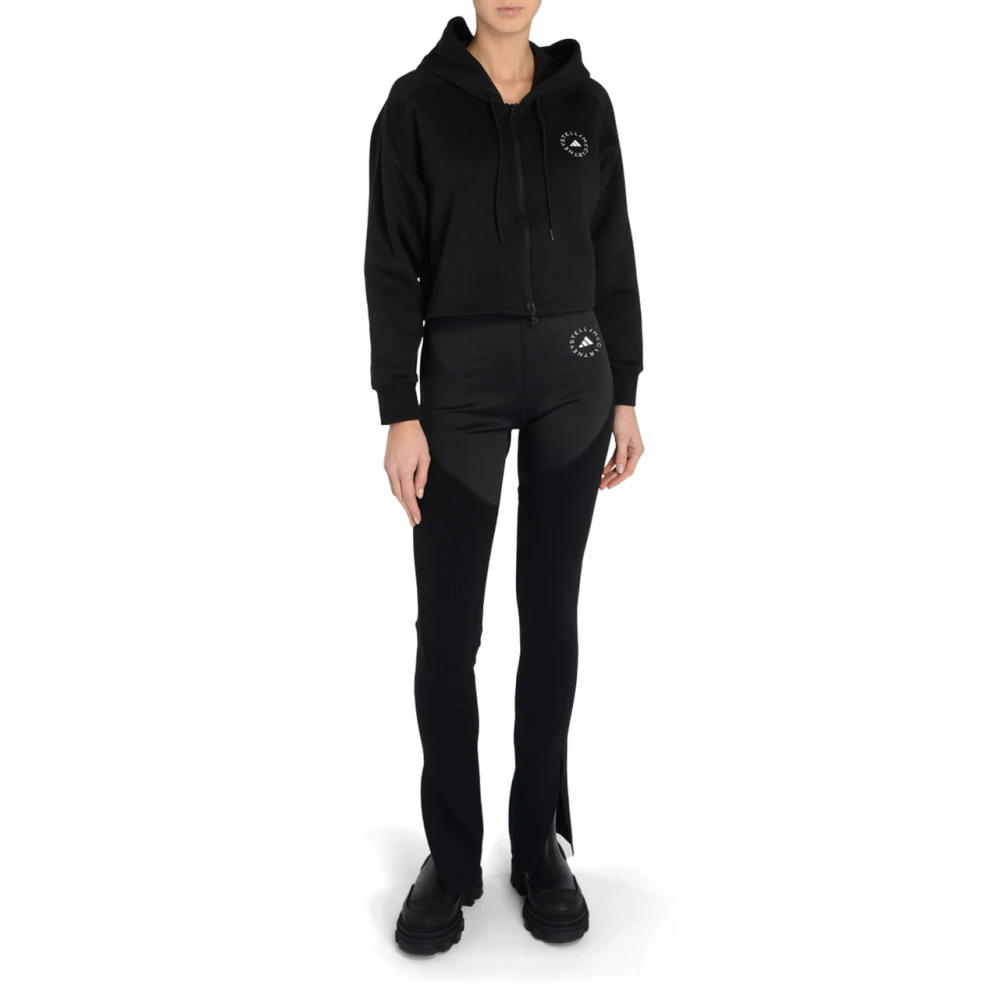 adidas by stella mccartney TrueStrength Flat-Knit Technical Pants Black Dames