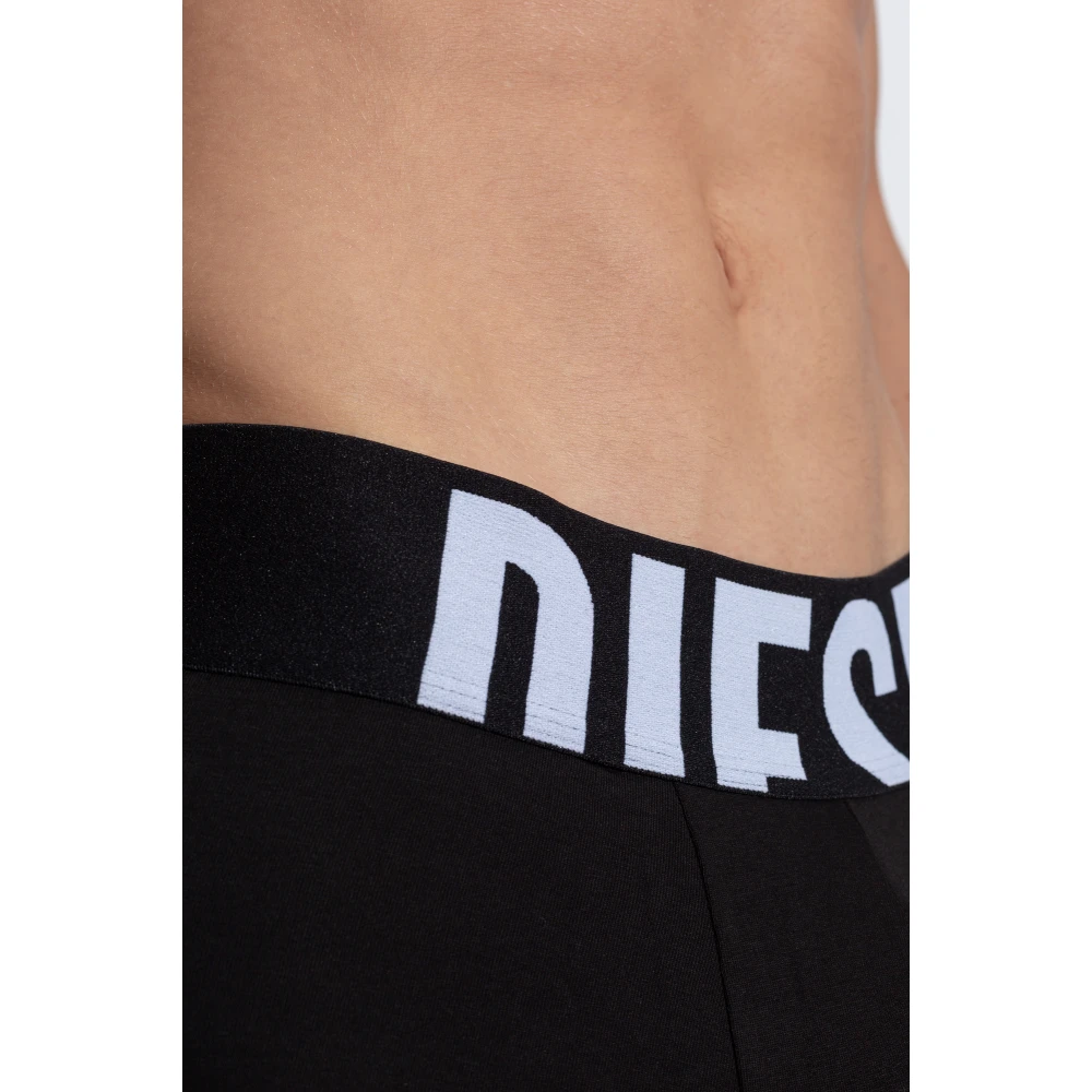 Diesel Driepak boxershorts met logo Black Heren