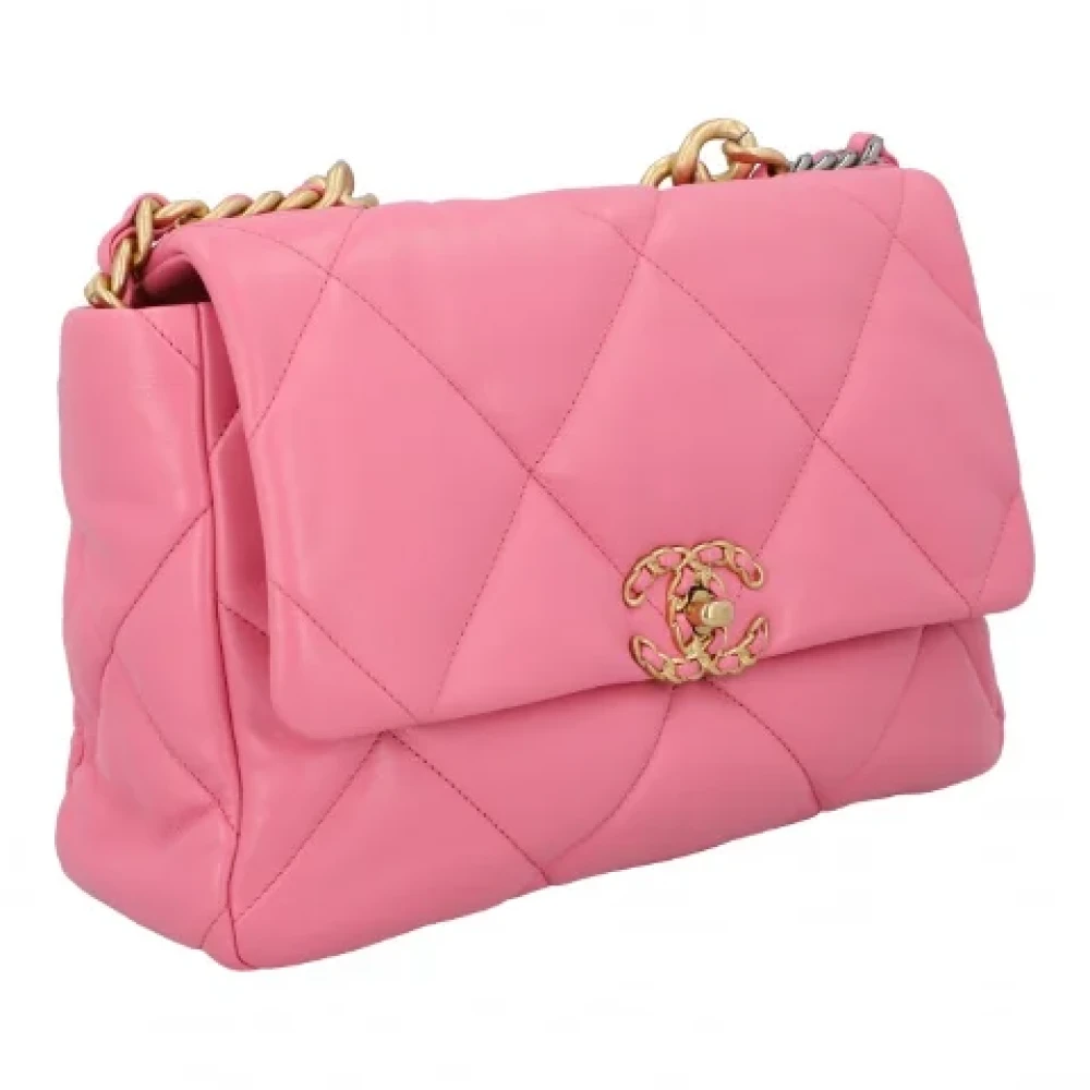 Chanel Vintage Pre-owned Fabric chanel-bags Pink Dames