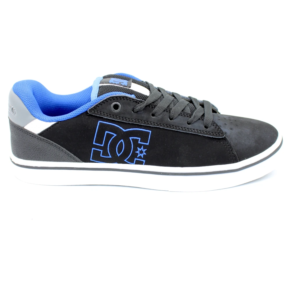 DC Shoes Suède Veters Rubberen Zool Sneakers Heren Schoenen Zwart