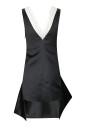 robe-courte-a-ourlet-drape-et-col-en-v
