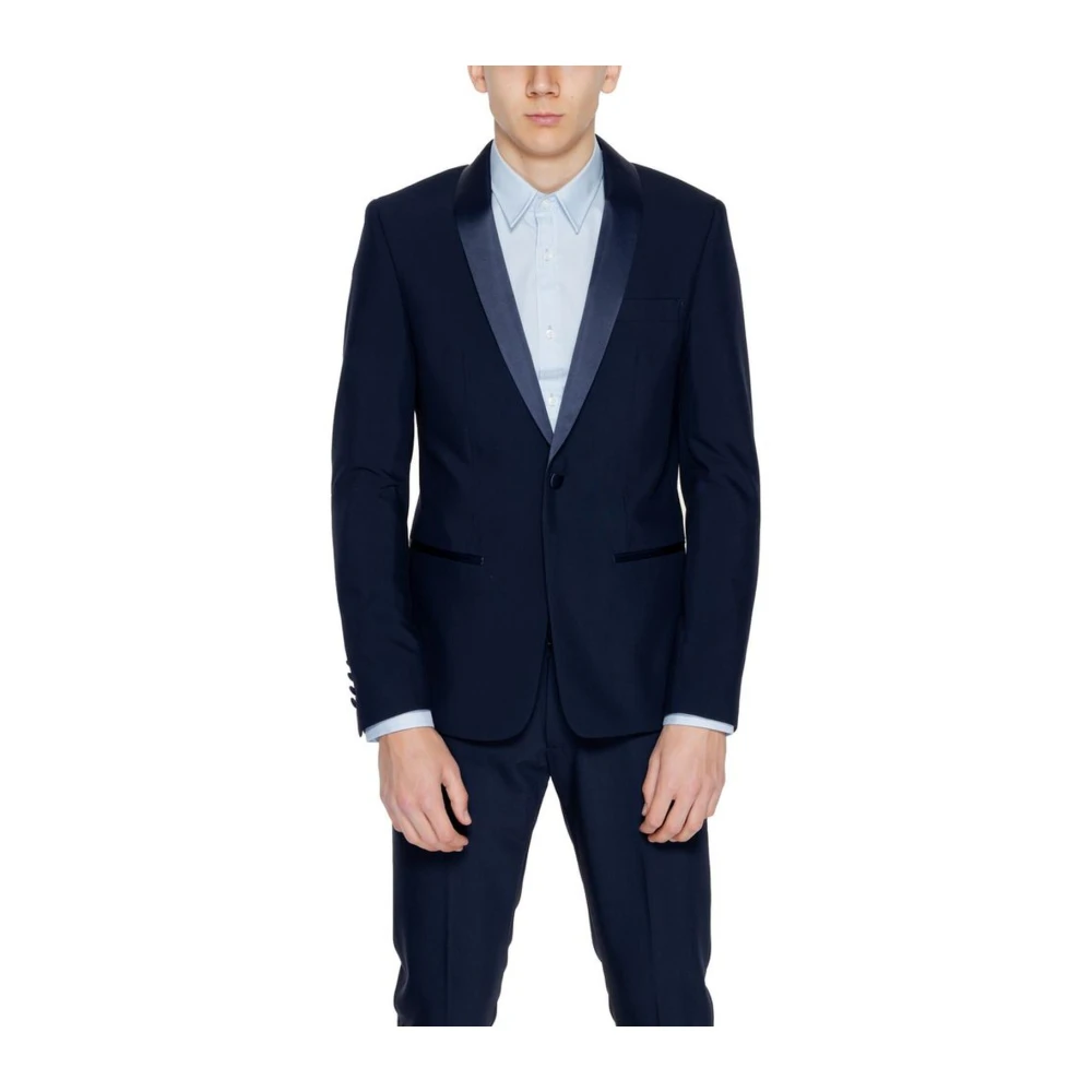 Antony Morato Men's Blue Blazers, Xs, Spring/Summer Suit Jacket