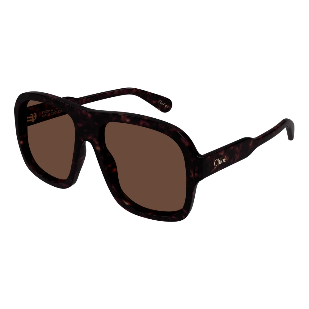 Chloé Pilot Sunglasses - Female - Sunglasses - Brown - 58 Mm - Accessories