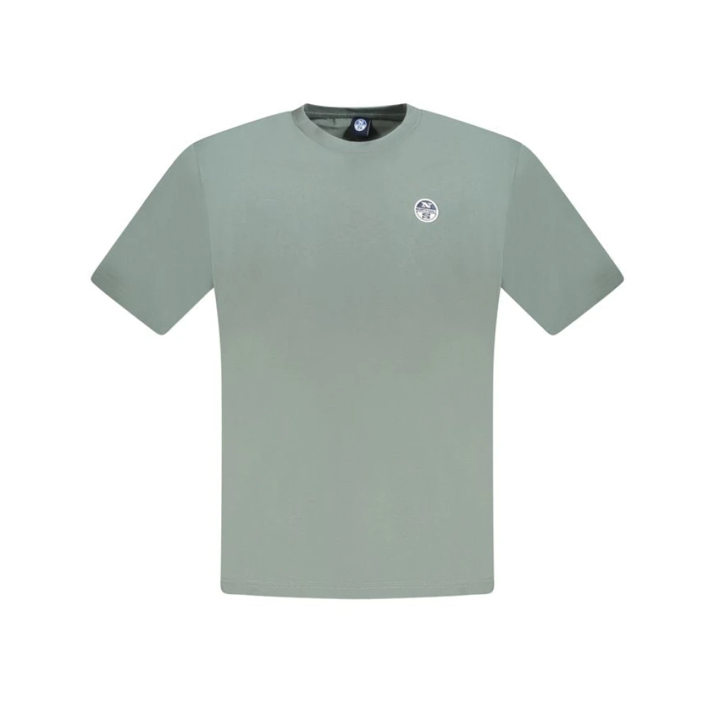 North Sails Groen Katoenen T-Shirt Green Heren