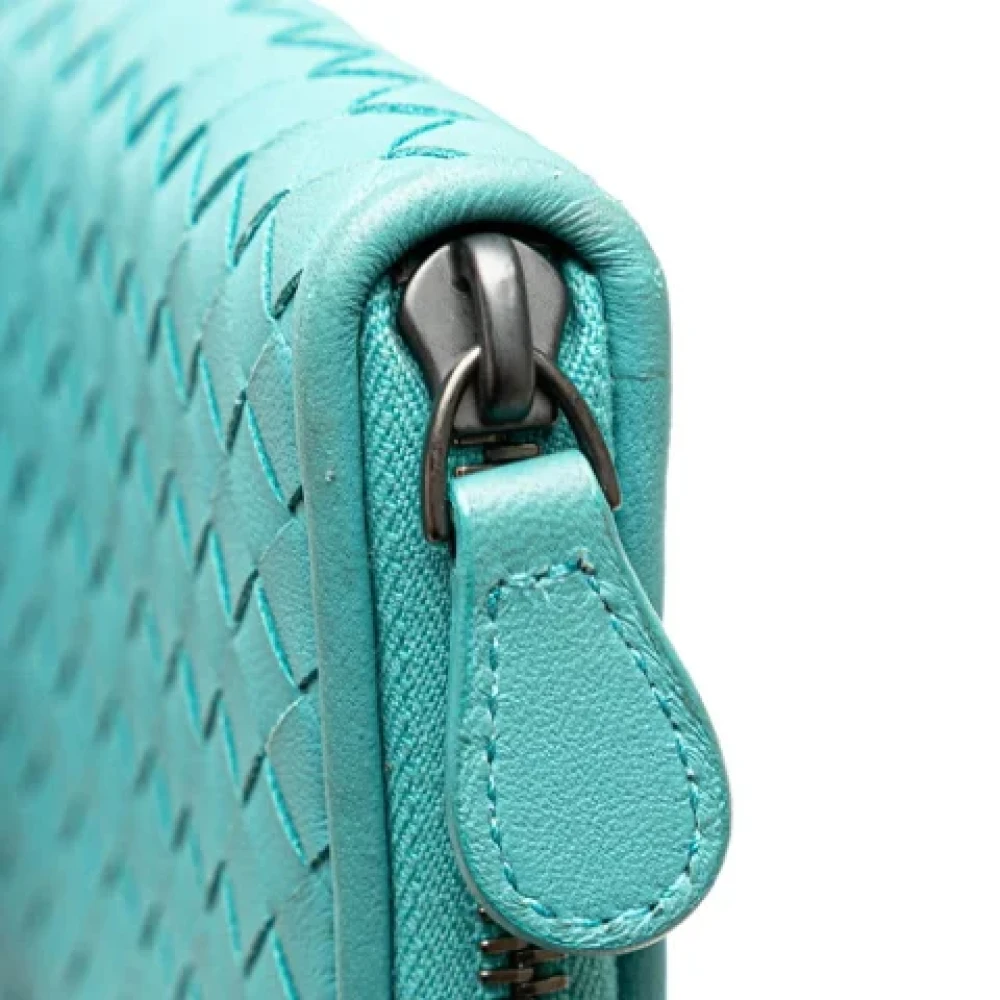 Bottega Veneta Vintage Pre-owned Leather wallets Green Dames