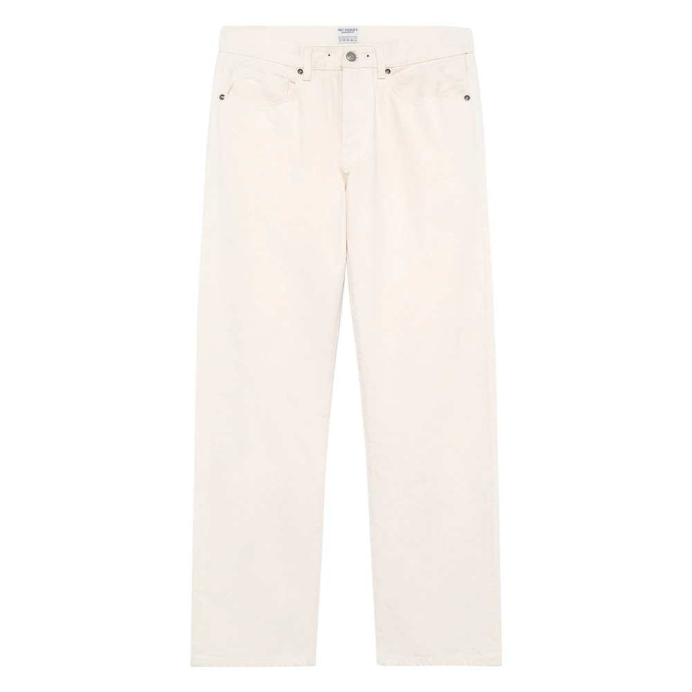 Roy Roger's Men's Beige Straight Fit Jeans, W35, Workwear Trousers