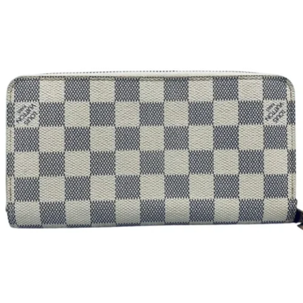 Louis Vuitton Vintage Pre-owned Canvas wallets White Dames