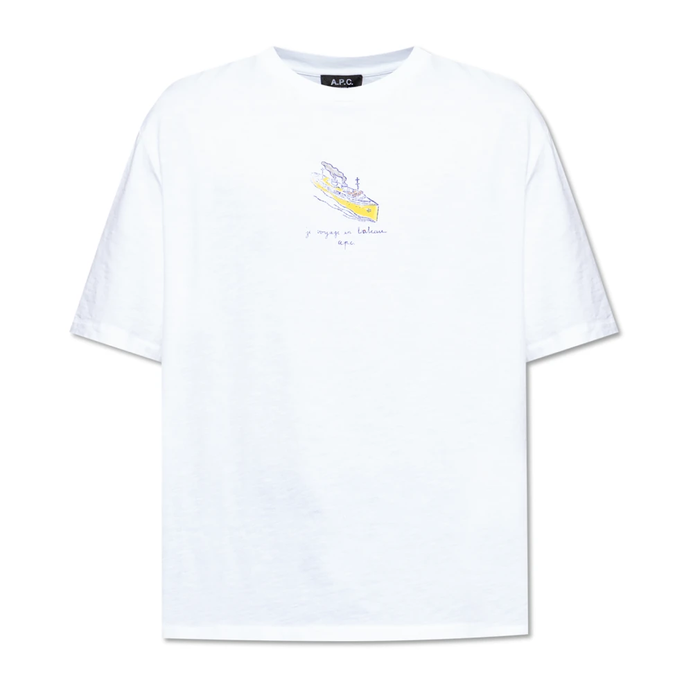 A.p.c. - Tops > T-Shirts - White - A.p.c. - Modalova