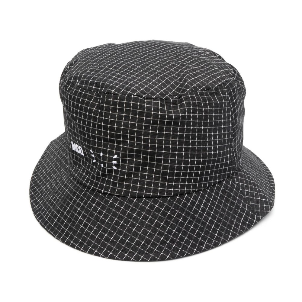 Alexander McQueen バケットハット 白黒 ◇alexander mcqueen 23SS◇グラフィック◇バケットハット◇