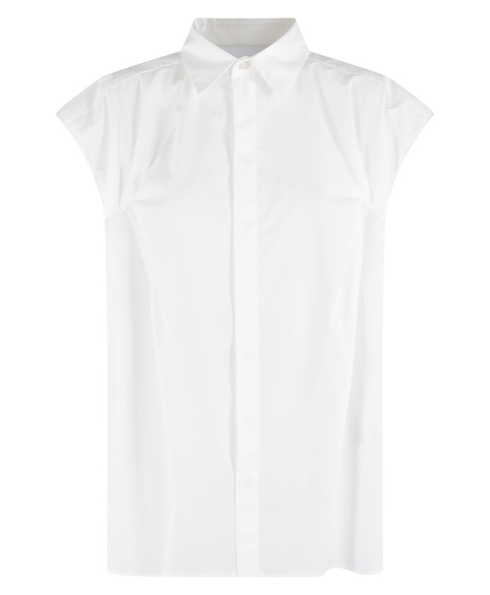 chemise-blanche-en-popeline-de-coton-avec-col-pointu