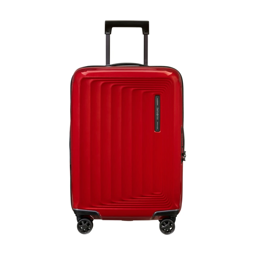 Samsonite Modern Vierkant Design Trolley Red Unisex