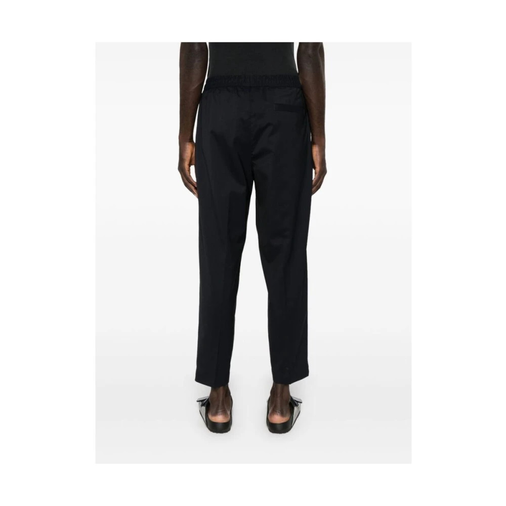 Briglia Navy Blauwe Wollen Broek Blue Heren