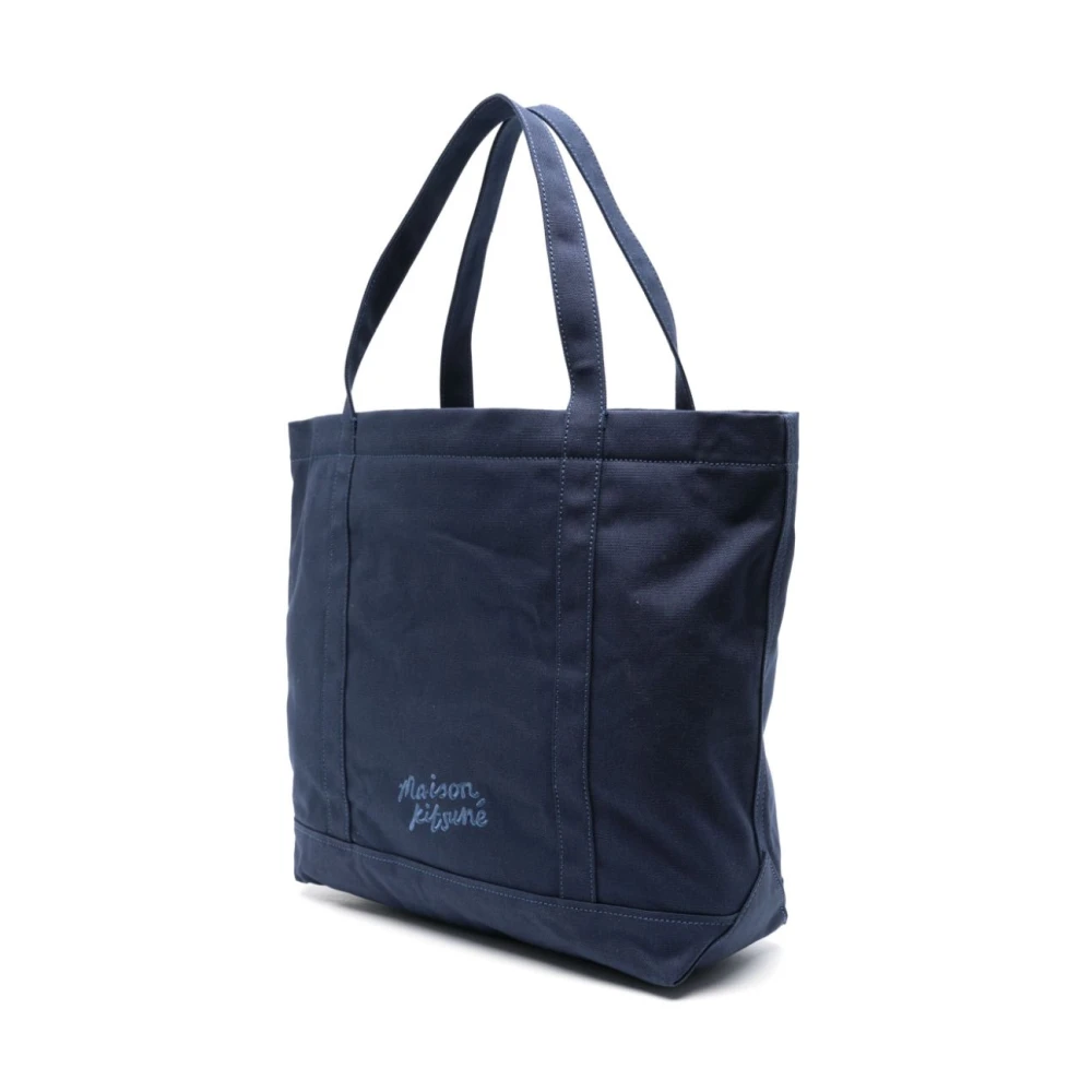 Maison Kitsuné Handbags Blue Heren