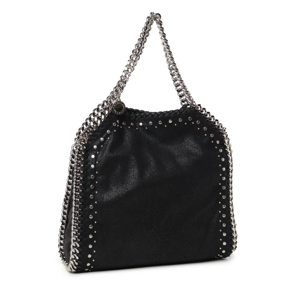 Stella Mccartney Zwarte Diamanten Ketting Schoudertas Black Dames
