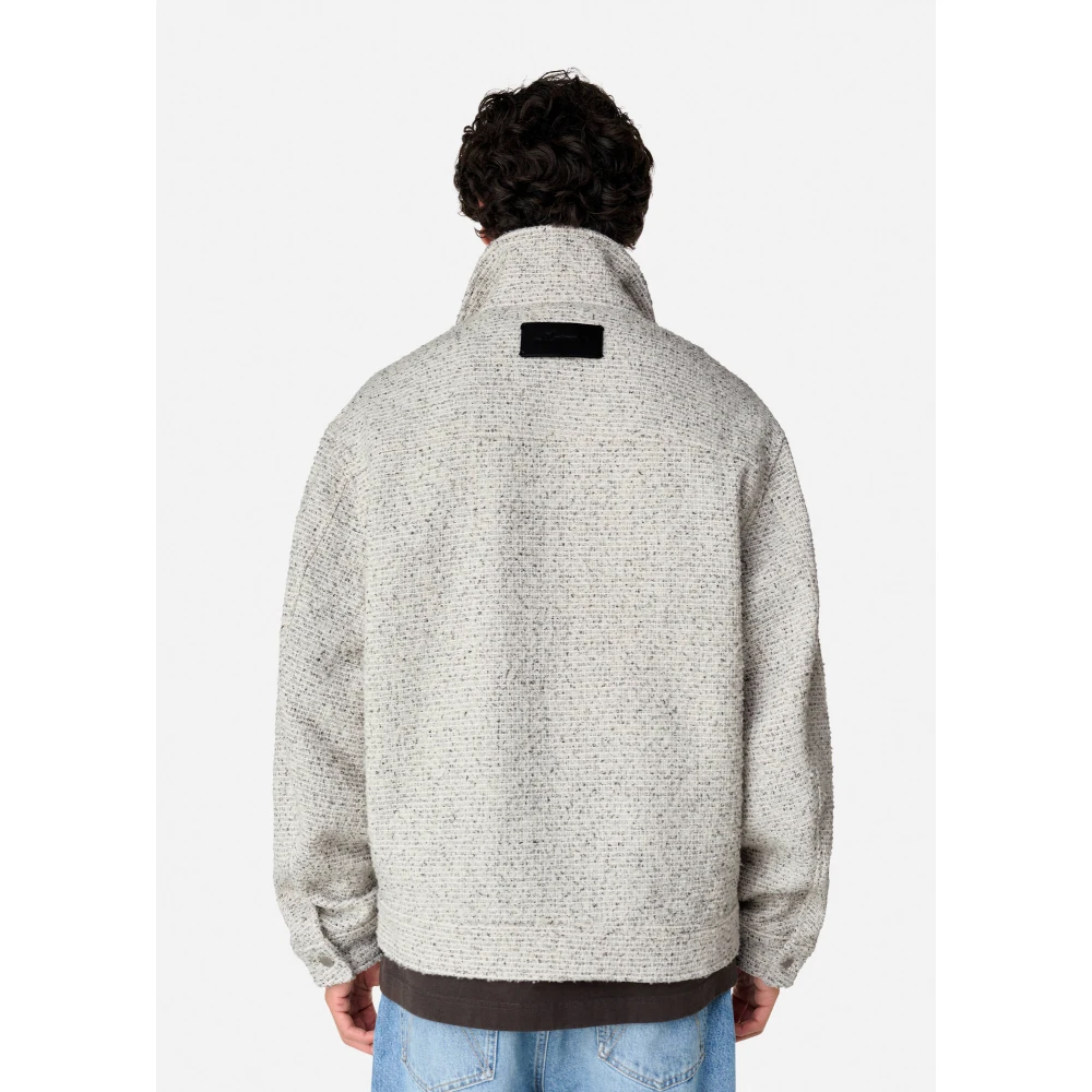 Axel Arigato Wyn Boucle Overshirt White Heren