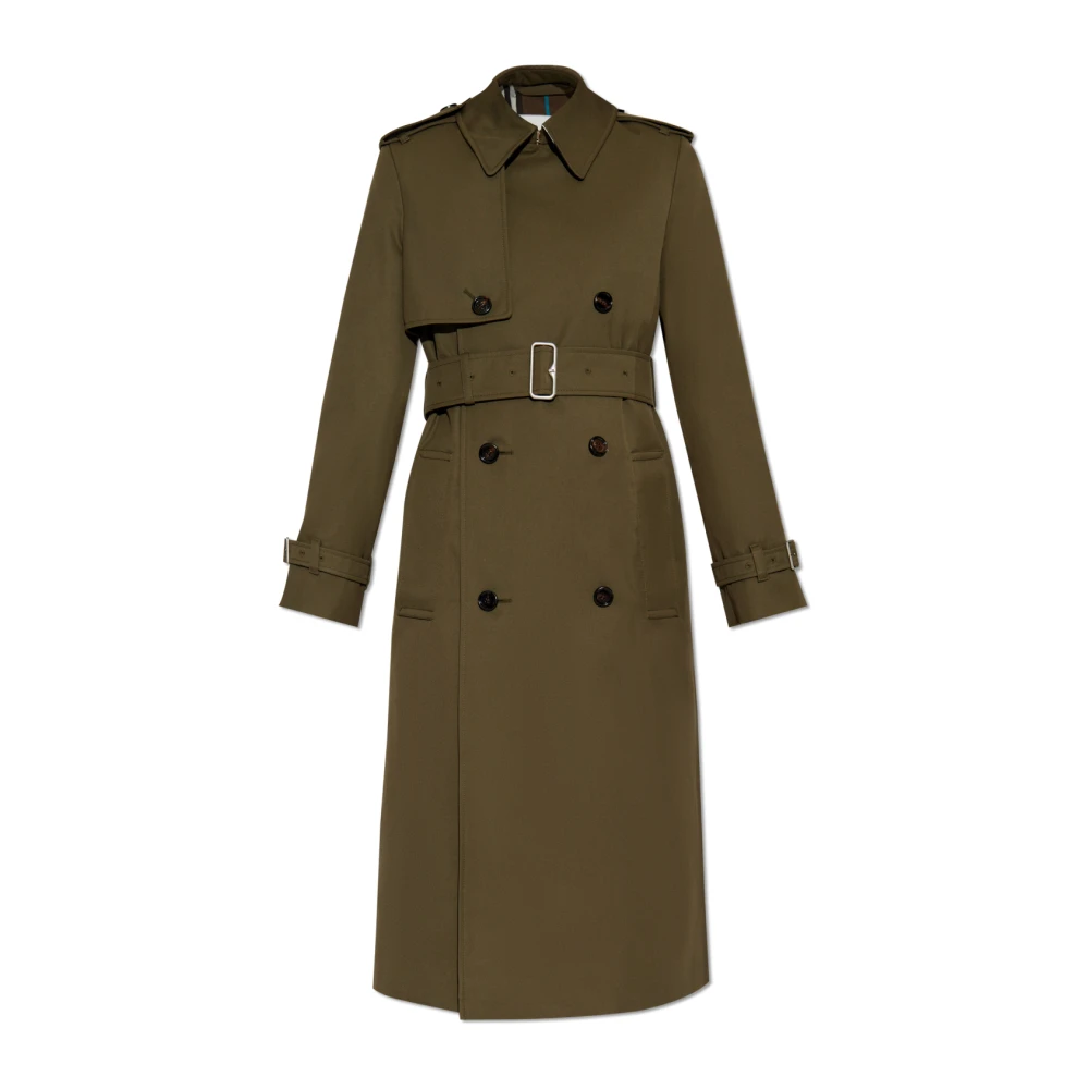 Burberry Katoenen trenchcoat Green Dames