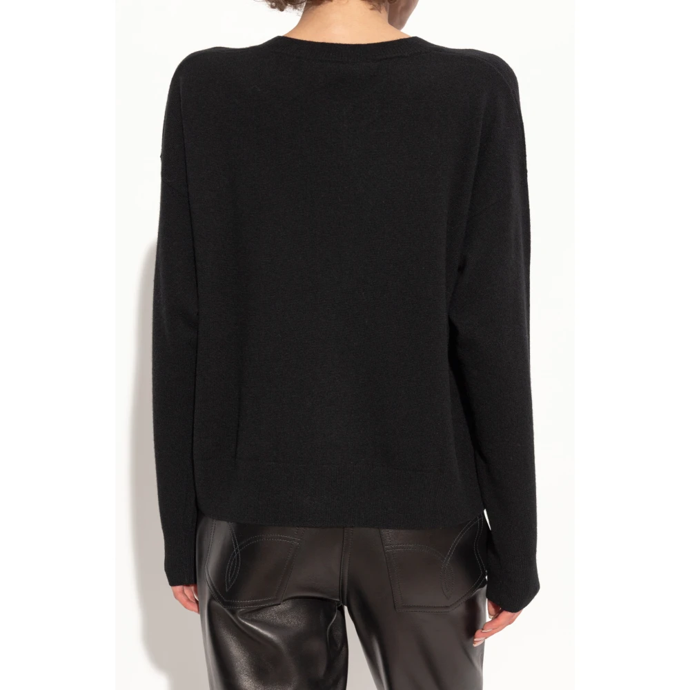 Versace Trui met logo Black Dames