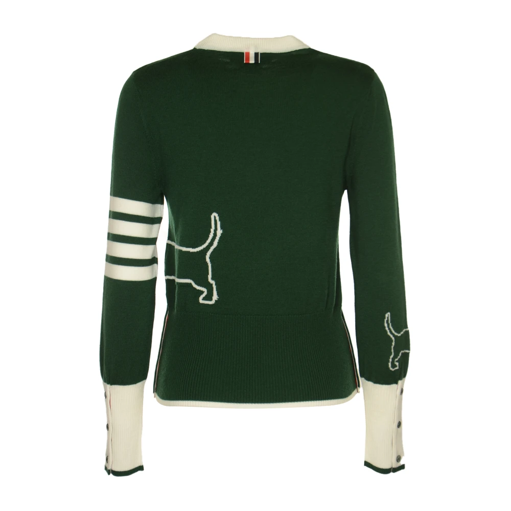 Thom Browne Stijlvolle Sweater Green Dames