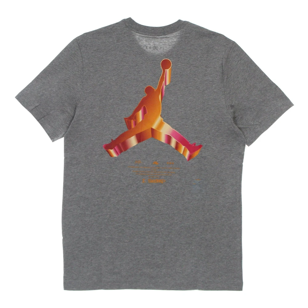 Jordan Jumpman 3D Crew T-shirt Carbon Heather Gray Heren