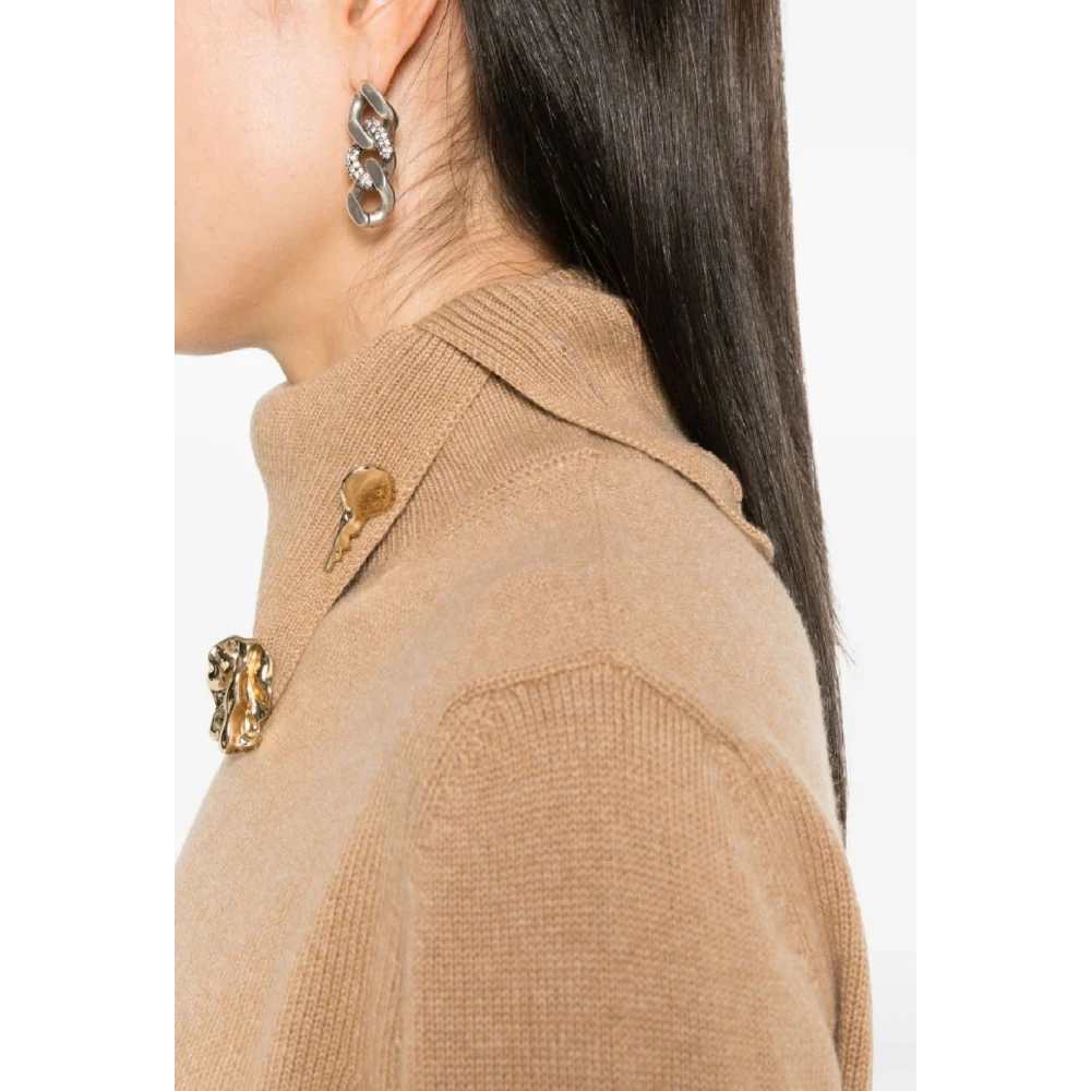 Fabiana Filippi Stijlvolle damesbreisels Aw24 Beige Dames