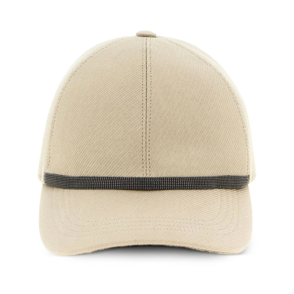 Brunello Cucinelli Women's Beige Hats & Caps, M, Hats