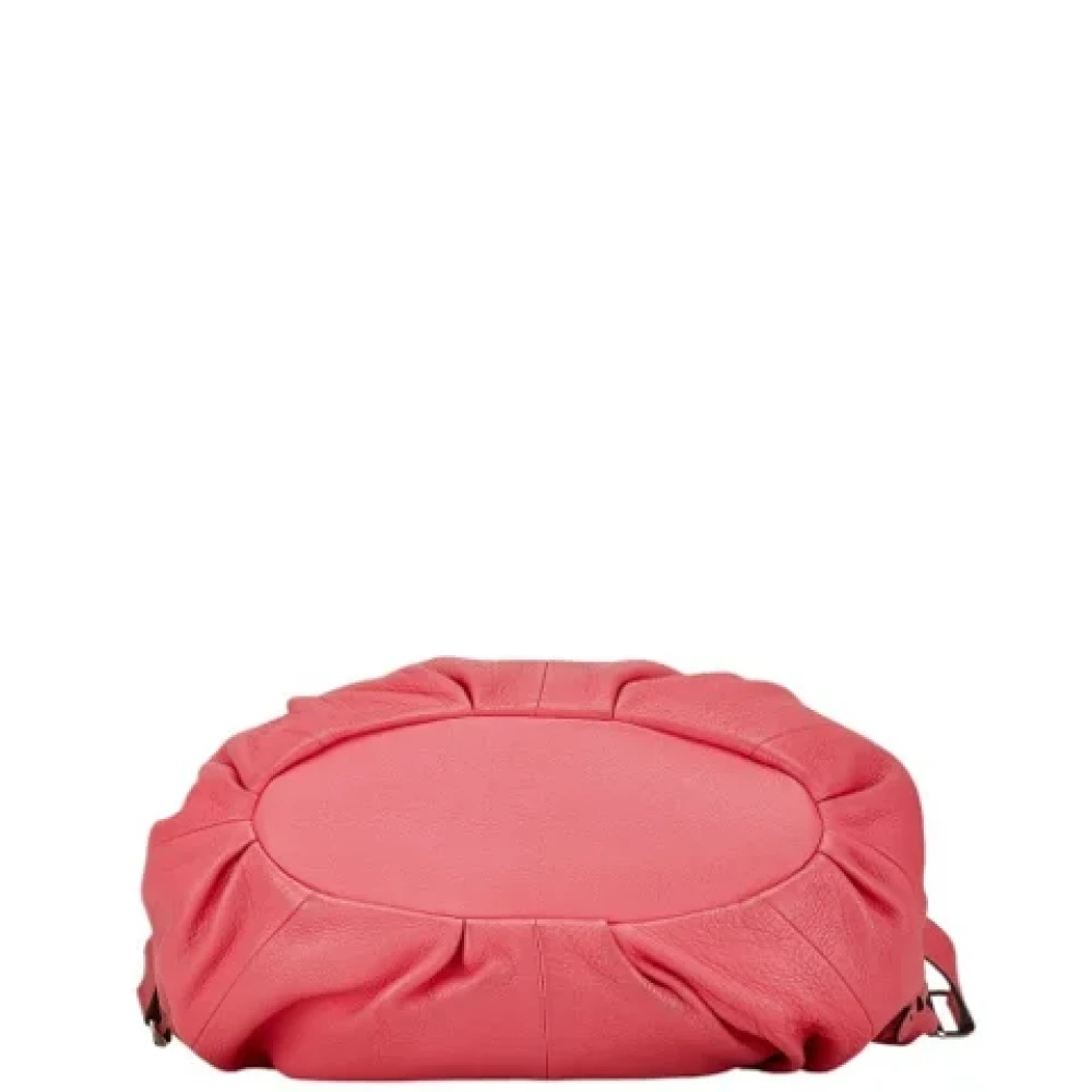 Celine Vintage Pre-owned Leather celine-bags Pink Dames